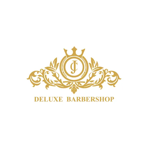 logo deluxe barbershop